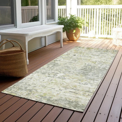 Suri Green Washable Indoor-Outdoor Rug-Outdoor Rugs-LOOMLAN Rugs-LOOMLAN