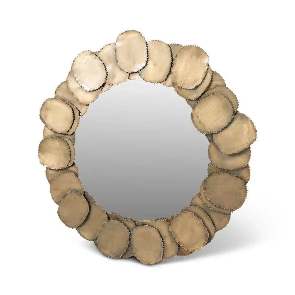 Suri Iron Round Mirror - LOOMLAN - Urbia - Wall Mirrors