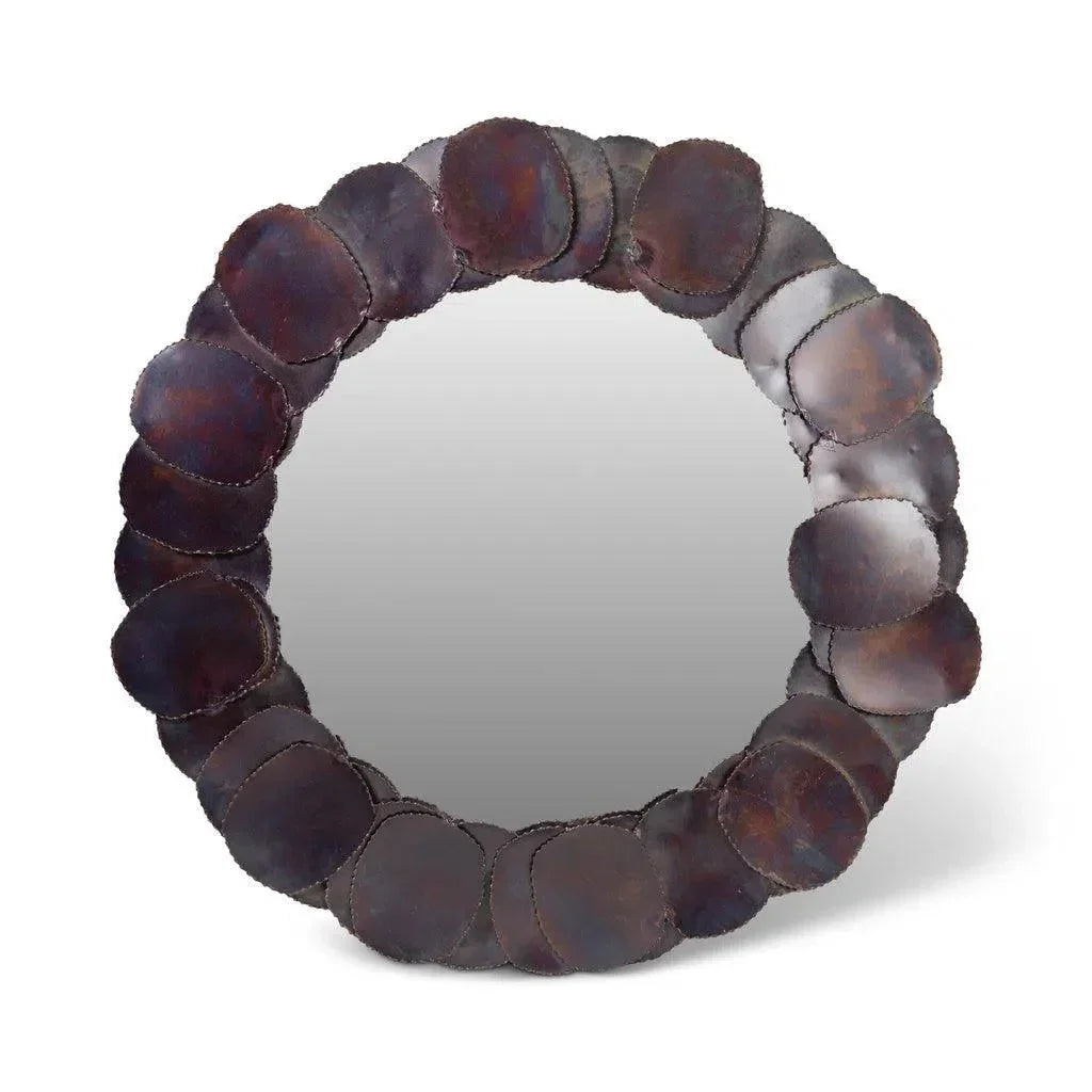 Suri Iron Round Mirror - LOOMLAN - Urbia - Wall Mirrors