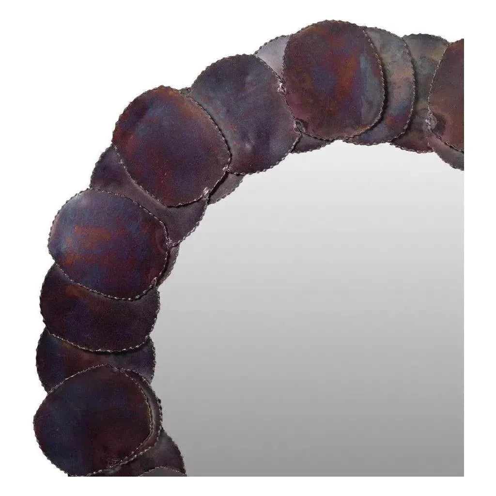 Suri Iron Round Mirror - LOOMLAN - Urbia - Wall Mirrors
