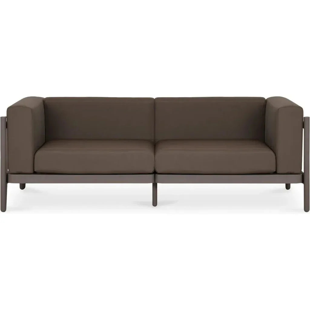 Suri Performance Fabric & Polypropylene Outdoor 2 - Seat Sofa - LOOMLAN - Moe's Home - Sofas & Loveseats