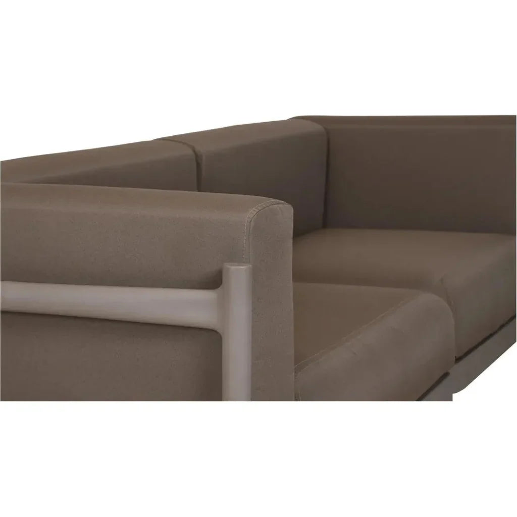 Suri Performance Fabric & Polypropylene Outdoor 2 - Seat Sofa - LOOMLAN - Moe's Home - Sofas & Loveseats