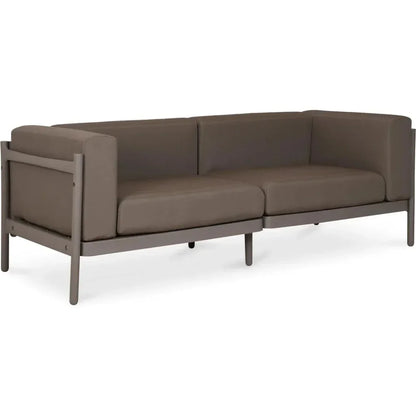 Suri Performance Fabric & Polypropylene Outdoor 2 - Seat Sofa - LOOMLAN - Moe's Home - Sofas & Loveseats