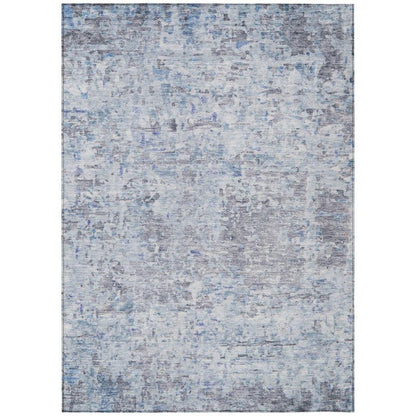 Suri Sky Washable Indoor-Outdoor Rug-Outdoor Rugs-LOOMLAN Rugs-2'6" x 3'10"-LOOMLAN