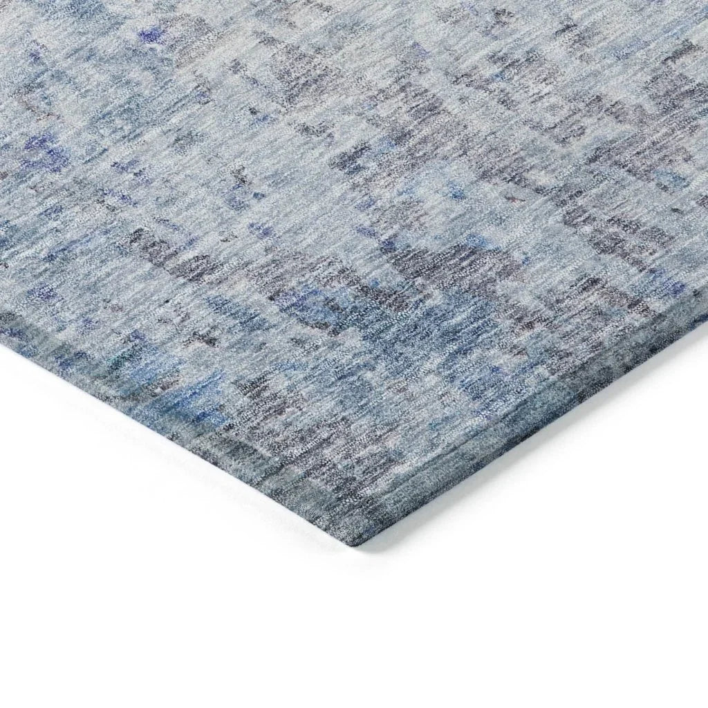 Suri Sky Washable Indoor-Outdoor Rug-Outdoor Rugs-LOOMLAN Rugs-LOOMLAN