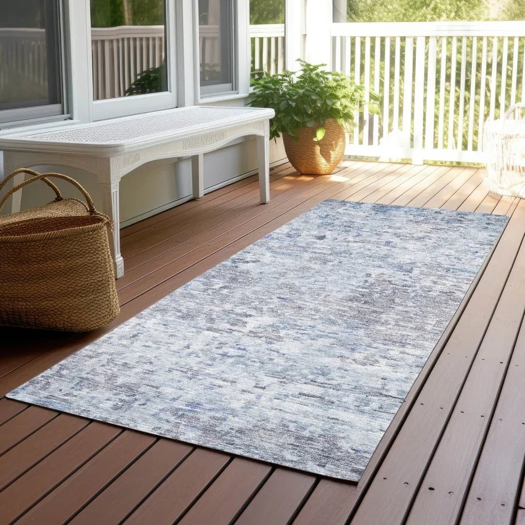 Suri Sky Washable Indoor-Outdoor Rug-Outdoor Rugs-LOOMLAN Rugs-LOOMLAN