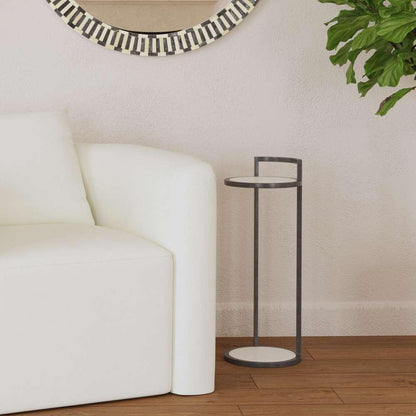 Surrey Metal Framed Round Scatter Table - LOOMLAN - Bassett Mirror - Side Tables