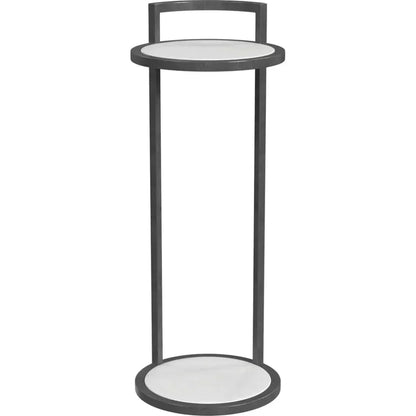 Surrey Metal Framed Round Scatter Table - LOOMLAN - Bassett Mirror - Side Tables