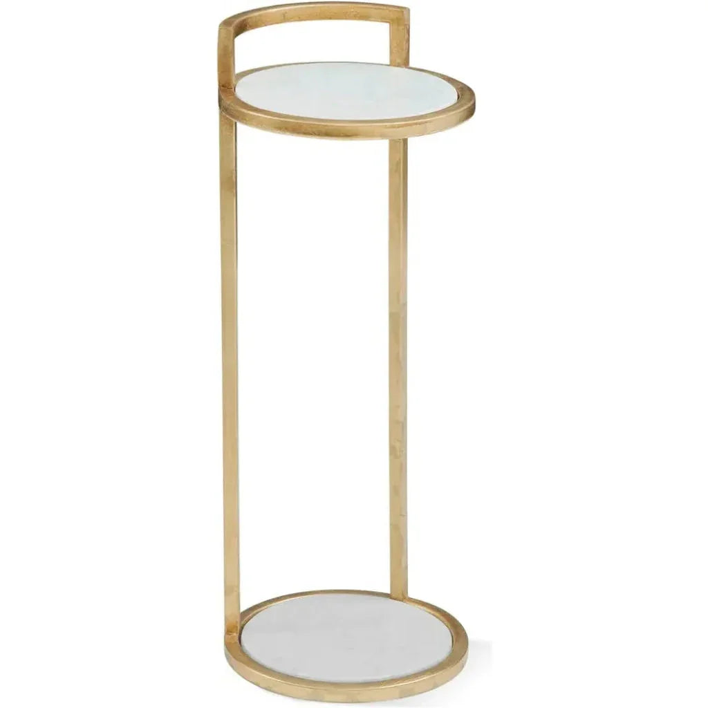 Surrey Metal Framed Round Scatter Table - LOOMLAN - Bassett Mirror - Side Tables