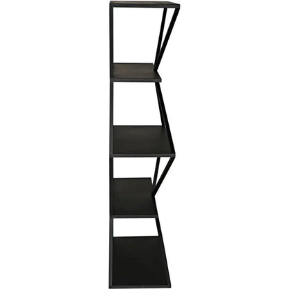 Sutro Shelf, Black Steel-Etageres-Noir-LOOMLAN