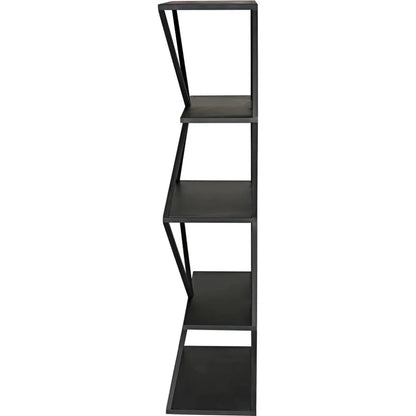 Sutro Shelf, Black Steel-Etageres-Noir-LOOMLAN