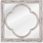 Sutter Wood White Wall Mirror - LOOMLAN - Bassett Mirror - Wall Mirrors