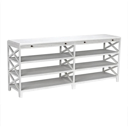 Sutton Console, White Wash - LOOMLAN - Noir - Console Tables