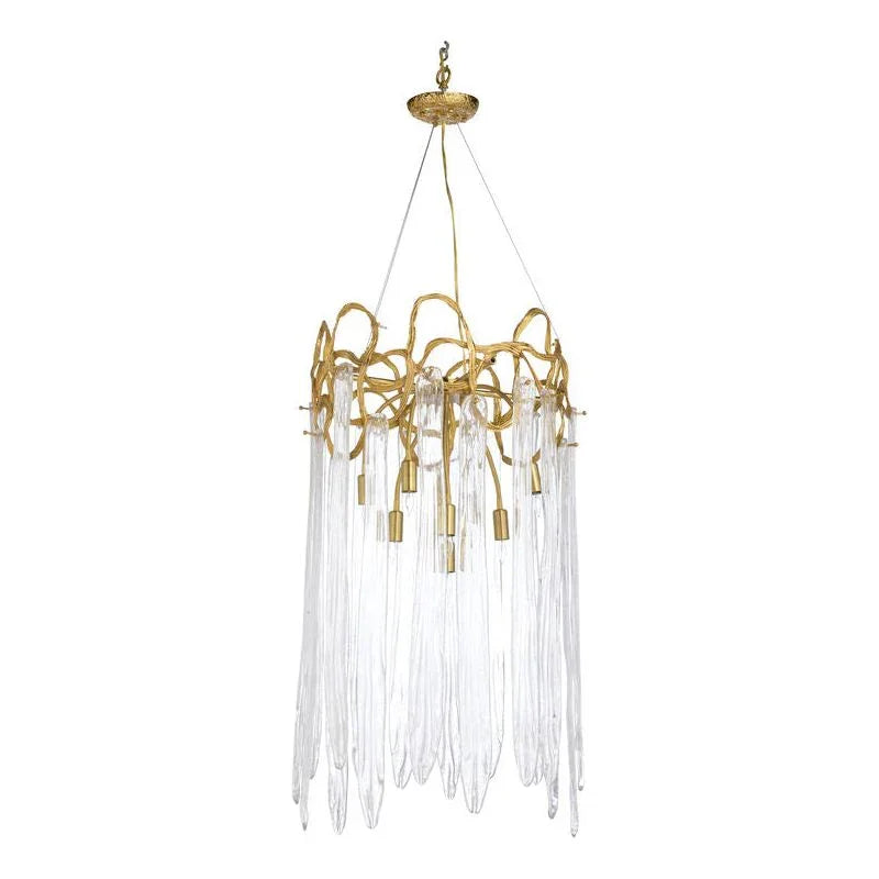 Sutton House Brass Made Chandelier - LOOMLAN - Chelsea House - Chandeliers