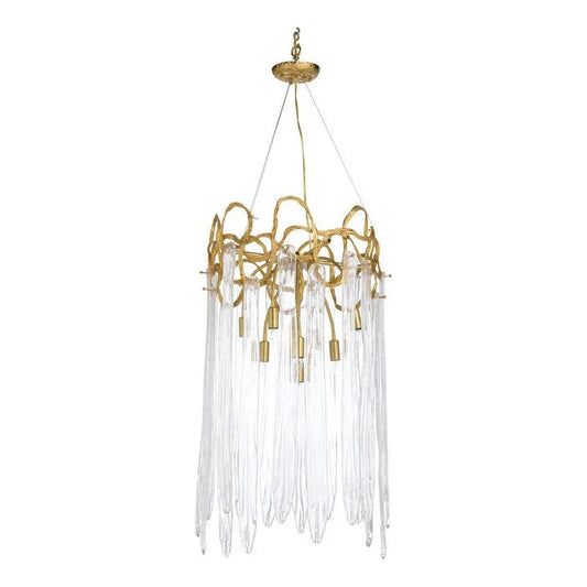 Sutton House Brass Made Chandelier - LOOMLAN - Chelsea House - Chandeliers