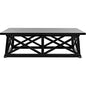 Sutton Wood Black Rectangle Coffee Table - LOOMLAN - Noir - Coffee Tables
