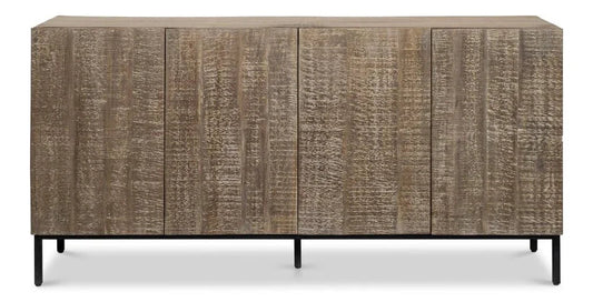 Suzette Four Door Wood Sideboard - LOOMLAN - Sarreid - Sideboards
