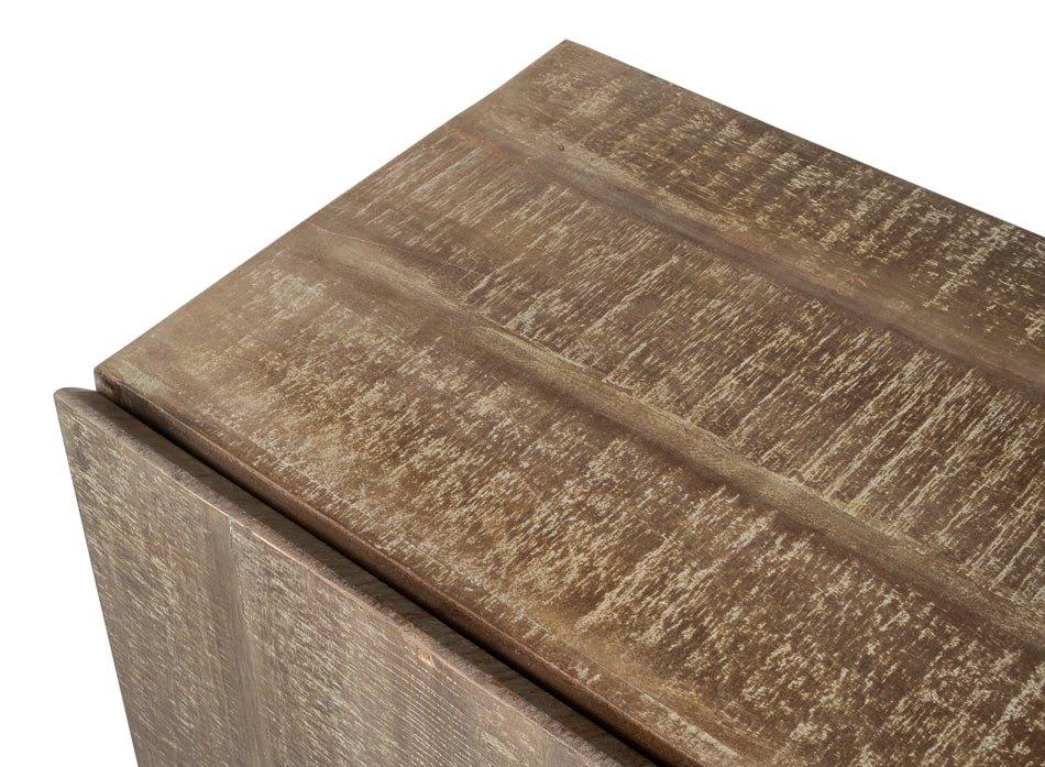 Suzette Four Door Wood Sideboard - LOOMLAN - Sarreid - Sideboards