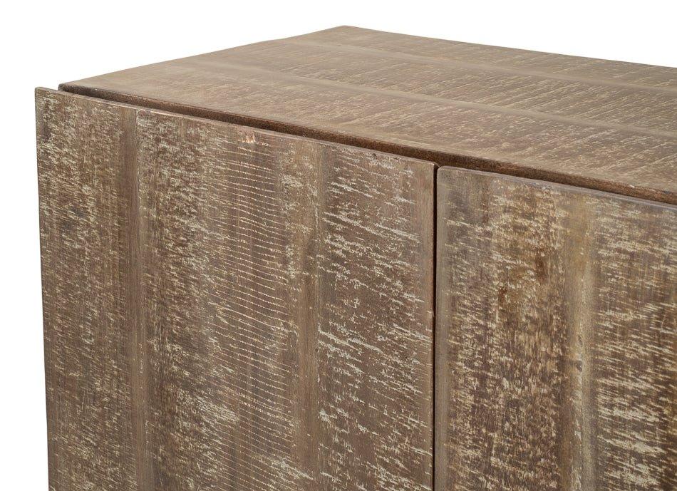 Suzette Four Door Wood Sideboard - LOOMLAN - Sarreid - Sideboards