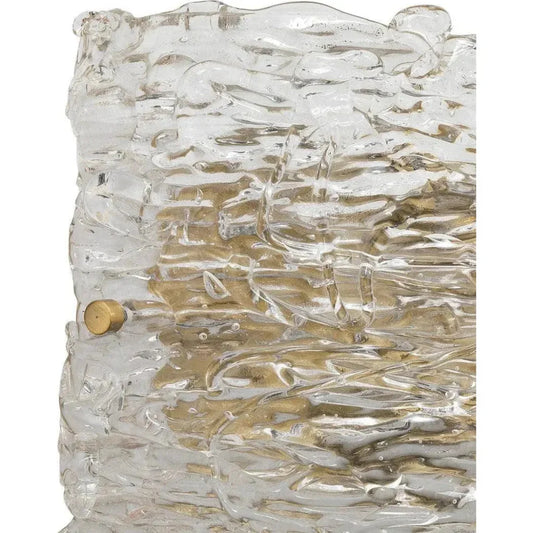 Swan Curved Glass Wall Sconce