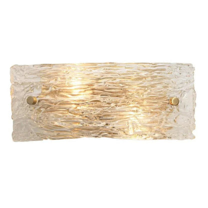 Swan Curved Glass Wall Sconce