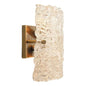 Swan Curved Glass Wall Sconce