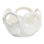 Swan Glossy Ceramic Made Fruit Bowl - LOOMLAN - Chelsea House - Boxes & Bowls