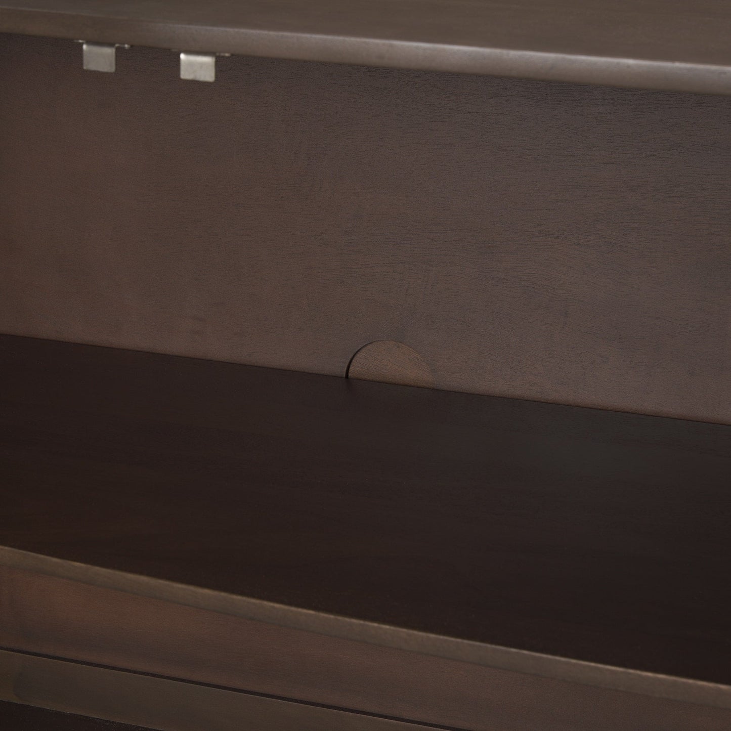 Swanson Wooden Brown Scalloped Sideboard