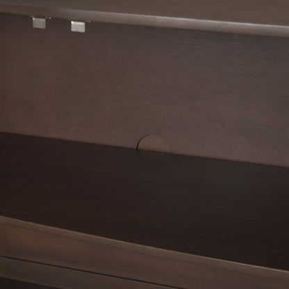 Swanson Wooden Brown Scalloped Sideboard