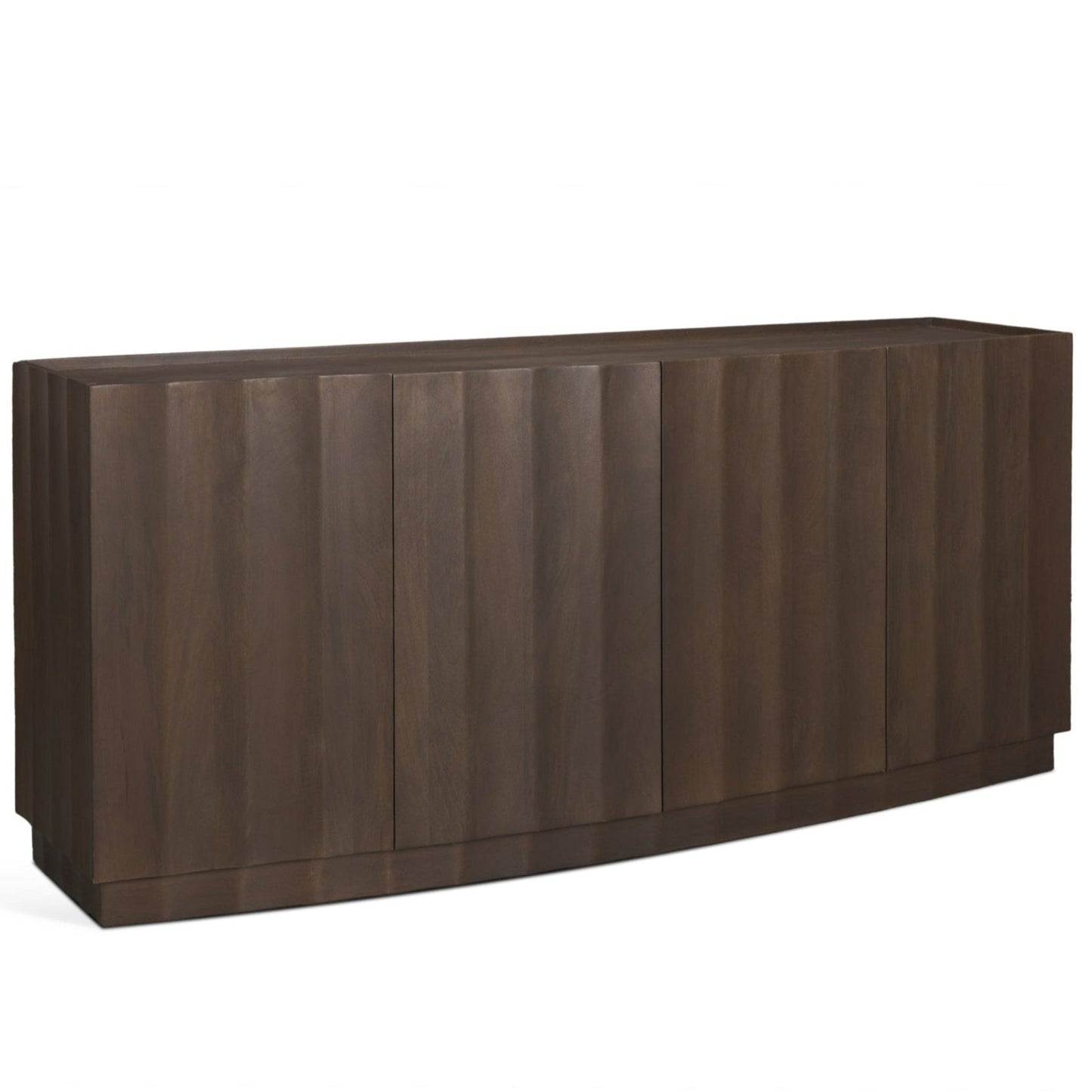 Swanson Wooden Brown Scalloped Sideboard