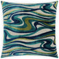 Sway Blue Throw Pillow With Insert - LOOMLAN - D.V. Kap - Throw Pillows