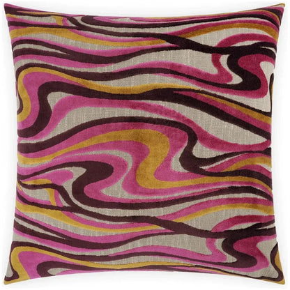 Sway Fuchsia Multi Color Throw Pillow Insert - LOOMLAN - D.V. Kap - Throw Pillows