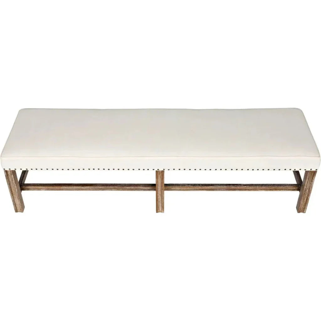 Sweden Wood Grey Wash Bench - LOOMLAN - Noir - Bedroom Benches