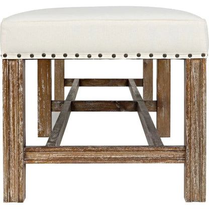 Sweden Wood Grey Wash Bench - LOOMLAN - Noir - Bedroom Benches