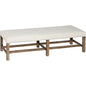 Sweden Wood Grey Wash Bench - LOOMLAN - Noir - Bedroom Benches