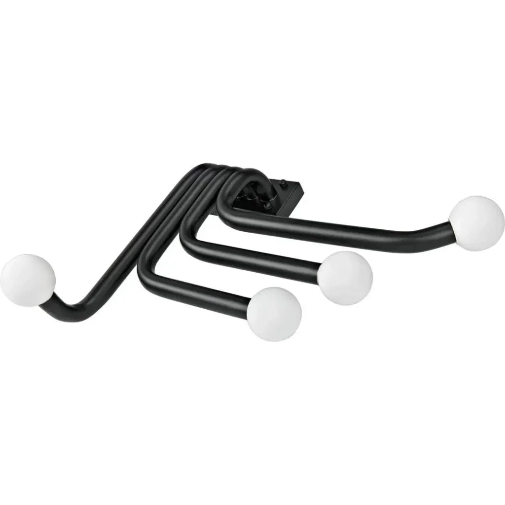 Sweeny Sconce, Black Metal - LOOMLAN - Noir - Wall Sconces