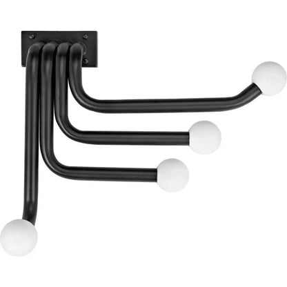 Sweeny Sconce, Black Metal - LOOMLAN - Noir - Wall Sconces