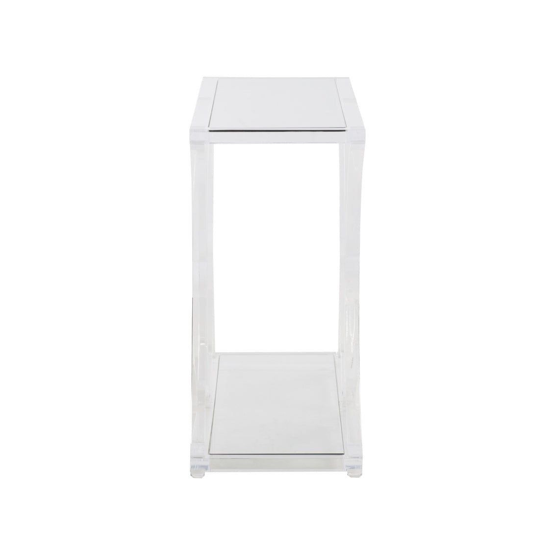 Sweeping Acrylic Rectangular Console Table