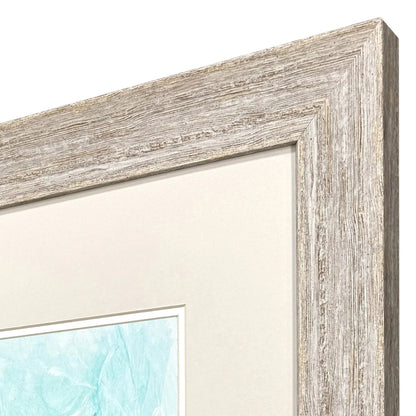 Swim Lesson Blue Framed Wall Art