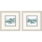 Swim Lessons Blue Framed Wall Art 2PC