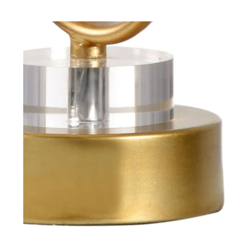 Swirl Gold Leaf Iron With Usb Port Table Lamp - LOOMLAN - Chelsea House - Table Lamps