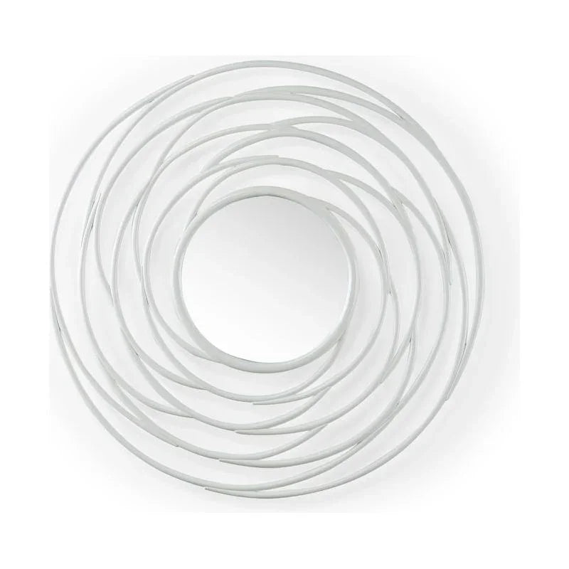 Swirl Rattan Framed Wall Mirror - LOOMLAN - Chelsea House - Wall Mirrors