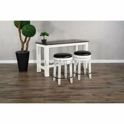 Swivel Backless Counter Height Chair - LOOMLAN - Sunny D - Counter Stools