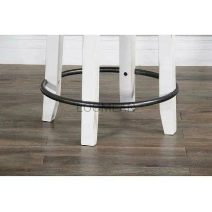 Swivel Backless Counter Height Chair - LOOMLAN - Sunny D - Counter Stools