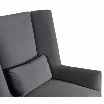 Swivel Counter Stool Charcoal Grey - LOOMLAN - Moe's Home - Counter Stools