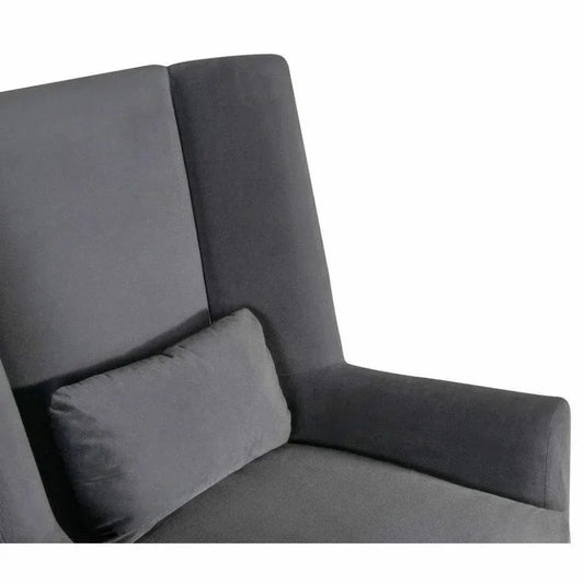 Swivel Counter Stool Charcoal Grey - LOOMLAN - Moe's Home - Counter Stools