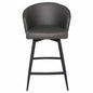Swivel Counter Stool Charcoal Grey - LOOMLAN - Moe's Home - Counter Stools