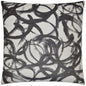Swoosh Black Throw Pillow With Insert - LOOMLAN - D.V. Kap - Throw Pillows