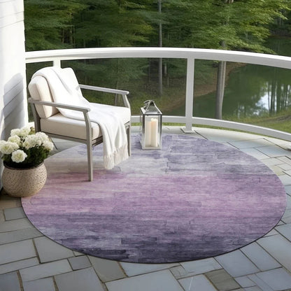 Sylari Purple Washable Indoor - Outdoor Rug - LOOMLAN - LOOMLAN Rugs - Outdoor Rugs