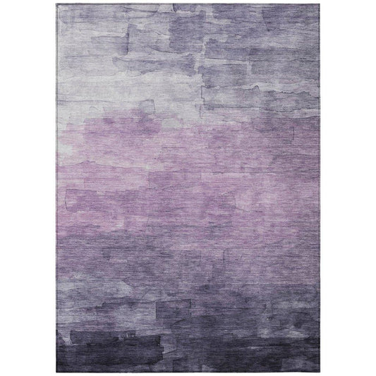 Sylari Purple Washable Indoor - Outdoor Rug - LOOMLAN - LOOMLAN Rugs - Outdoor Rugs